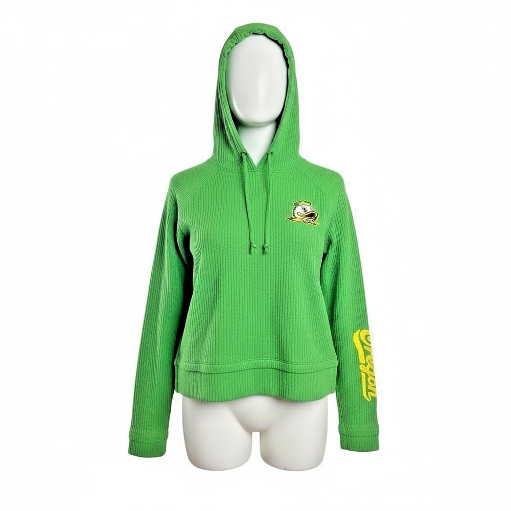 Oregon Ducks Womens Hoodie NCAA Pullover Sweatshirt Green UO